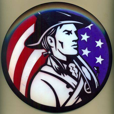 A patriot on a Legacy Patriot, courtesy of Adam Hassett of Sweet Hat! Disc Supply.